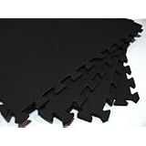 240SquareFeet(60tiles+borders)'WeSellMats'Black2'x2'x3/8