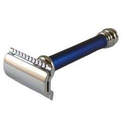Blue Long Handle Razor by Merkur