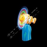 Clown Fish Laser Animal Fan Toy