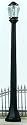 Walthers Cornerstone - Working Street Lamps - Concrete Column (2) HO