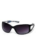 NINE WEST Sunglasses Black Square Plastic with Zebra Print - B001F0N3MG