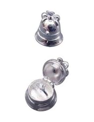 Sterling Silver 3D Wedding Or Engagement Ring Charm