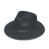 Deluxe Fedora Hat - Black
