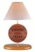 Lite Source 3BK40106 Basketball 1 Light Kids Natural Wood Table Lamp