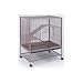 RAT/FERRET/CHINCHILLA CAGE, Color: BROWN; Size: 31 X 20.5 X 40 (Catalog Category: Small Animal:ENCLOSURES)