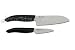 Kyocera Revolution Series 2-Piece Paring and Santoku Knife Set, White
