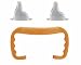 sippy cups : Thinkbaby Baby Bottle to Sippy Cup Conversion/Replacement Kit, Orange, 9 Months