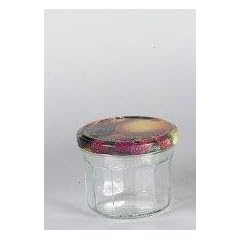 Marmeladenglas Sturzgl�ser mit Twist-off Deckel Facettenglas 240ml
