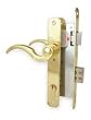Battalion 1TPZ6 Lockset, Light Duty, Brass, Combo Entry