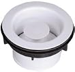 Waste King 1020 Decorative Flange and Stopper for Easy Mount Sink, White