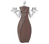 Copa Judaica Woman of Valor Shabbat Candleholder