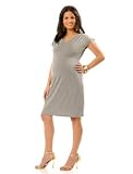 Motherhood Maternity: Short Sleeve Dropwaist Maternity Dress Motherhood Maternity: Short Sleeve Dropwaist Maternity Dress