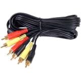 Shoppingcentre.net - RCA 3 X PLUG > RCA 3 X PLUG GOLD 3 MTR