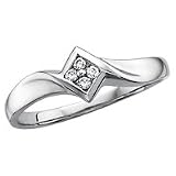 10kt. White Gold, Diamond Fashion Ring