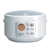 Panasonic SR-YB05P 3-Cup Rice Cooker/Warmer with Advanced Fuzzy Logic Technology, White/Silver