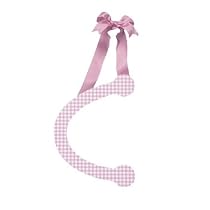 My Baby Sam Wall Hanger Lower Case Letter c, Pink Gingham