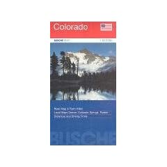 Strassenkarte USA: Colorado 1 : 825 000. Stra�enkarte: Road Map & Town Index. Local Maps Colorado Springs, Denver, Pueblo. Distances and Driving Times