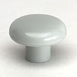 1 1/2'' Dia Polypro Lt. Gray Knob