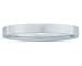 3 mm Plain Flat Comfort-Fit Women's Wedding Band in Platinum