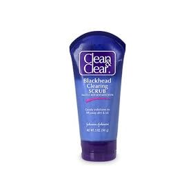 Clean & Clear Gommage nettoyant Blackhead Clearing Scrub - A base d'acide salicylique pour traiter l'acn� et �liminer les com�dons - 145 ml