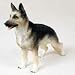 German Shepherd, Black/Tan Original Dog Figurine (4in-5in)