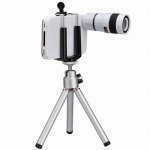 プリンストンテクノロジー iPhone4用 望遠レンズキット(ホワイト) PIP-CK4ZW