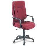 Alera ST41FA30B Stratus Series High-Back Swivel/Tilt Chair, Burgundy Fabric