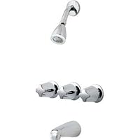 Price Pfister 01911/0131XA Bedford Three Handle Tub and Shower Faucet - Chrome