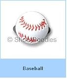 Baseball Shoe Charm