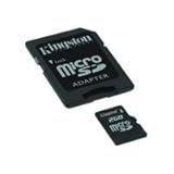 Kingston MicroSD / Transflash Memory Card with Adapter - 2GB for Palm Centr ....
