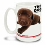 THE DOG Artlist - Chocolate Labrador Retriever Coffee Mug
