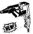 Bosch Tools High-Speed Drywall Screwdriver 0-4000 RPM - 1404VSR