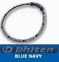 Phiten Star Necklace, Blue Navy, 22"