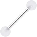 Glacier GLOW in the DARK Barbell Tongue Ring