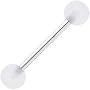 Glacier GLOW in the DARK Barbell Tongue Ring