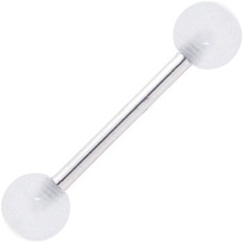 Glacier GLOW in the DARK Barbell Tongue Ring