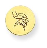 14K Minnesota Vikings Round Disc w/Logo Tie Tac