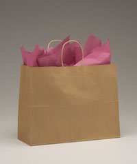 NATURAL KRAFT SHOPPING BAG 16 X 6 X 12