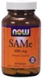 Sam-E 400 mg 60 Tablets NOW Foods