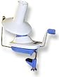 Yarn Ball Winder: Blue & White
