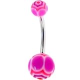 Purple Pink MARRACAS Belly Button Ring
