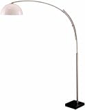 Hiarch Polished Steel Adjustable Flood Lamp