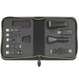 Ultra Cord 9-Piece USB Cell Phone Charger Kit ULT31438 - Cellular phone charging kit