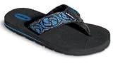 Teva Mush Flip Flop Sandal for Kids, Flows Blue, Tod sz 10 to Youth sz 6