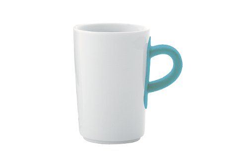 Touch! velvety turquoise macchiato cup 11.84 fl.oz