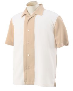Harriton Men's Two-Tone Bahama Cord Camp Shirt