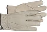 Grain Leather Gloves, Medium