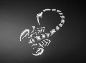 Highway Hawk 51-40011 Killer Scorpion Sticker Tank/Fender Decal