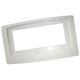 21S2PLg0NqL Flush Mount Adaptor Plate for the Flush Mount Heating and Air Conditioning Booster Fan, White
