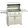 Fire Magic Monarch Magnum Natural Gas Grill On Portable Cart W/ Rotisserie